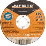 Tarcza do cięcia 115 x 1,6 x 22,2 mm stal Jufisto