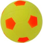 Piłka 90 mm football żółta