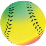 Piłka 57 mm baseball tęcza