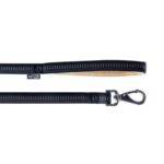 Smycz Soft Style czarny odblask M 1,5 cm