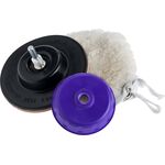 Rotopuc na rzep z futerkiem polerskim 125 mm Condor