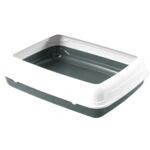 Kuweta M jasna szara pussy 47 x 39 x 15 cm