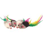 Myszki 4,5 cm, zestaw 4 sztuki K085