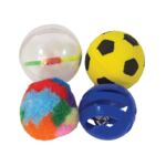 Piłki mix 4 cm, zestaw 4 sztuki K088