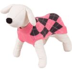 Sweterek różowy romby L 35 cm 460L