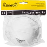 Maska przeciwpyłowa FFP1, zestaw: 5 sztuk Condor