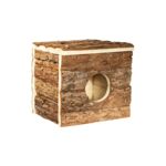 Domek dla gryzonia, drewniany 16 cm