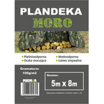 Plandeka 5 x 8 m moro