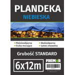 Plandeka 6 x 12 m niebieska