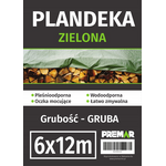 Plandeka 6 x 12 m gruba zielona