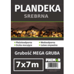 Plandeka 7 x 7 m srebrna