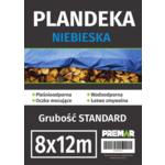 Plandeka 8 x 12 m niebieska