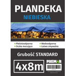 Plandeka 4 x 8 m niebieska