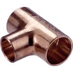 Trójnik 22 mm miedziany