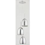 Lampa wisząca Ronda E27 3 x 60 W grafitowy