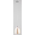 Lampa wisząca Ronda E27 1 x 60 W żółty, chrom