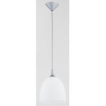 Lampa wisząca Dawid E27 1 x 60 W biały, srebrny