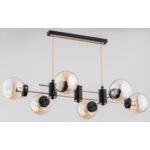 Lampa sufitowa Sola E14 6 x 40 W czarny, złoty