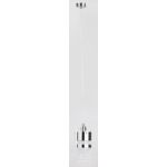 Lampa wisząca Bruno E27 1 x 60 W grafitowy, chrom