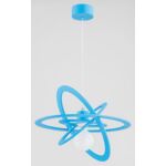 Lampa wisząca Orlando E27 1 x 60 W niebieski