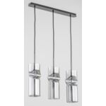 Lampa wisząca Kapris E27 3 x 60 W grafitowy