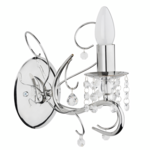 Kinkiet Astor E14 1 x 40 W srebrny, chrom