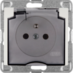 Gniazdo hermetyczne pojedyncze z/u GPH-1DZ/m bez ramki SIGMA (biały)