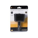 Rozgałęźnik gniazda zapalniczki samochodowej - 2 gniazda + gniazdo USB LB0126 LIBOX