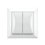 Włącznik świecznikowy biały POLA