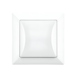 Włącznik 1-biegunowy biały POLA