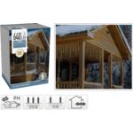 Kurtyna Soft Wire 12,7 m 640 LED ciepłe białe