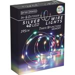 Łańcuszek 40 micro LED 195 cm multikolor