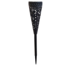 Lampa solarna LED 41 cm czarna