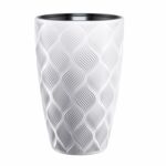 Doniczka Flow Slim 30 cm biała
