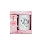 Kubek ceramiczny z brelokiem Babcia 400 ml