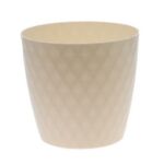 Doniczka Cristal 18 cm ecru