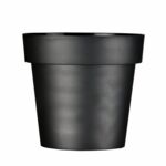 Doniczka Classic mat 12 cm czarna