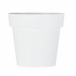 Doniczka Classic mat 16 cm biała