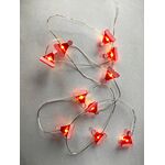 lampki 20 LED czapki Mikołaja 190 cm