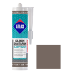 Silikon sanitarny elastyczny 036 ciemnoszary 280 ml Atlas