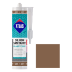 Silikon sanitarny elastyczny 207 latte 280 ml Atlas