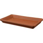 Podstawka ceramiczna pod skrzynkę ITA Liscia 21 x 41 cm czerwona