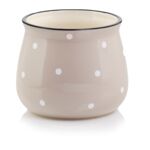 Osłonka ceramiczna 13 cm kremowa