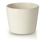 Osłonka ceramiczna 13 cm kremowa