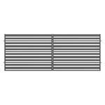Brama dwuskrzydłowa NATAN 4,00 x 1,50 stal ocynk + RAL7016 struktura