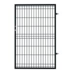 Furtka 3D 1,00 x 1,50 ocynk + RAL9005 prawa