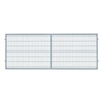 Brama dwuskrzydłowa 3D 4,00 x 1,50 ocynk