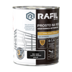 Gruntoemalia PROSTO Na Rdzę Połysk RAL9005 0,75 l RAFIL