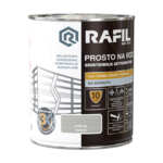 Gruntoemalia PROSTO Na Rdzę Połysk Srebrny 0,75 l RAFIL