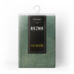 Bieżnik dekoracyjny Blink 35 x 180 cm ciemnomiętowy